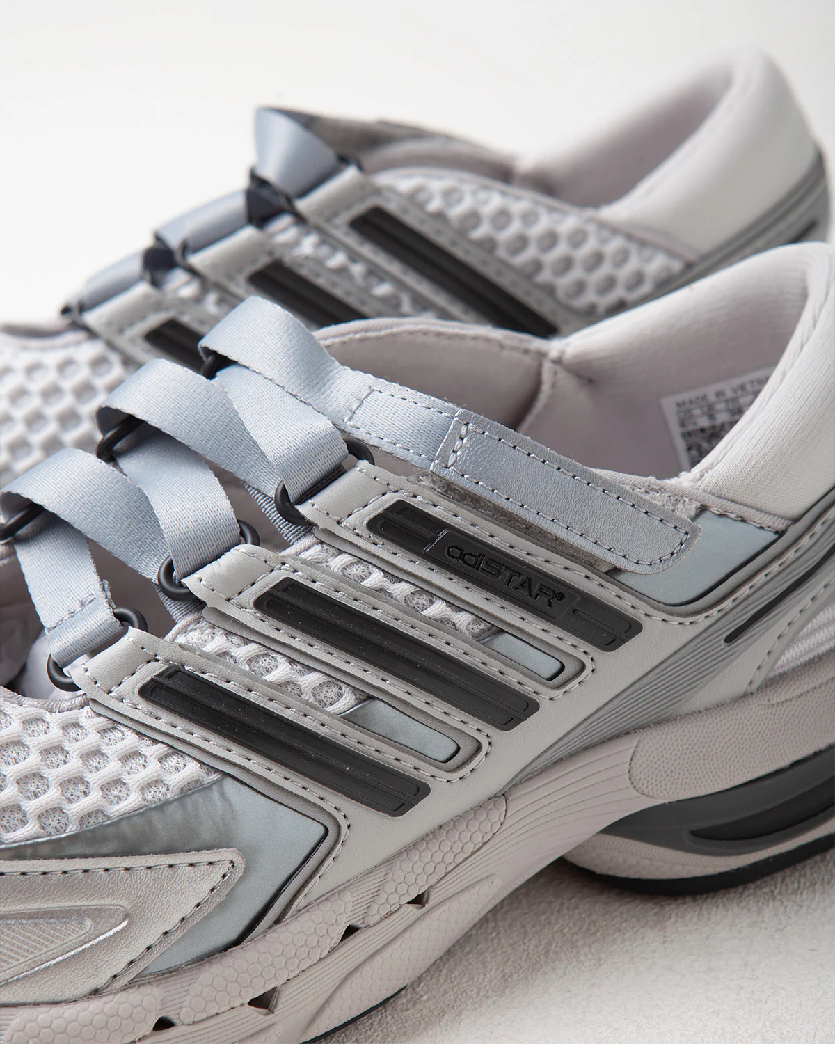 adidas Adistar Control 5 Mary Jane Grey One/Silver Metallic - Image 4