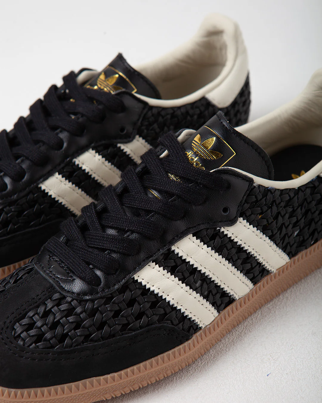 adidas Originals Samba OG Woven Black/Crew White - Image 4