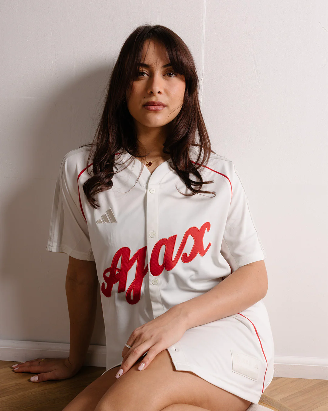 adidas x Ajax US Shirt Off White/Red - Image 6