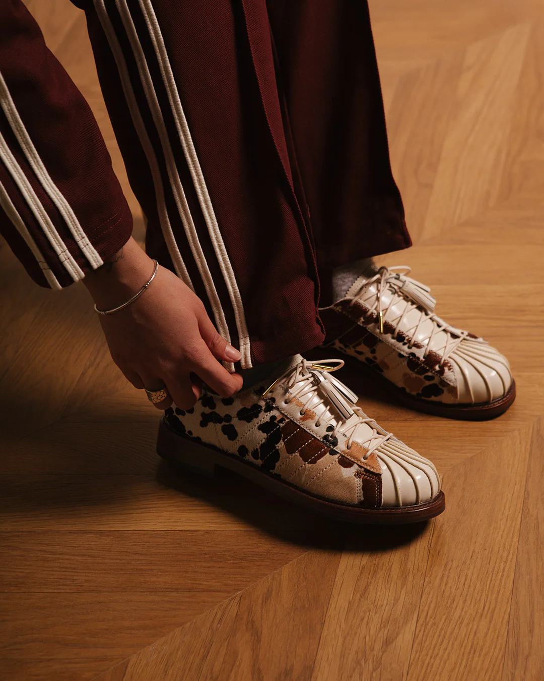 adidas x CLOT Superstar Dress 'Cow' - Image 4