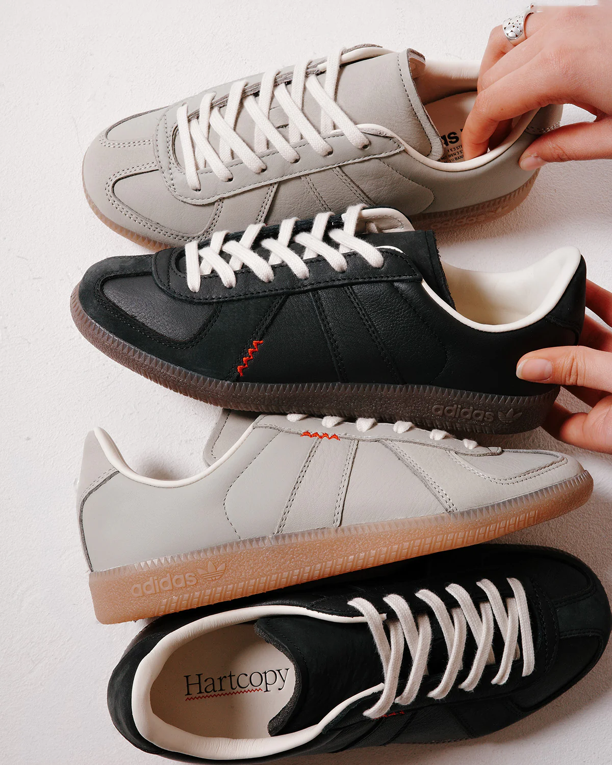 adidas x Hartcopy BW Army Core Black/Chalk White - Image 6