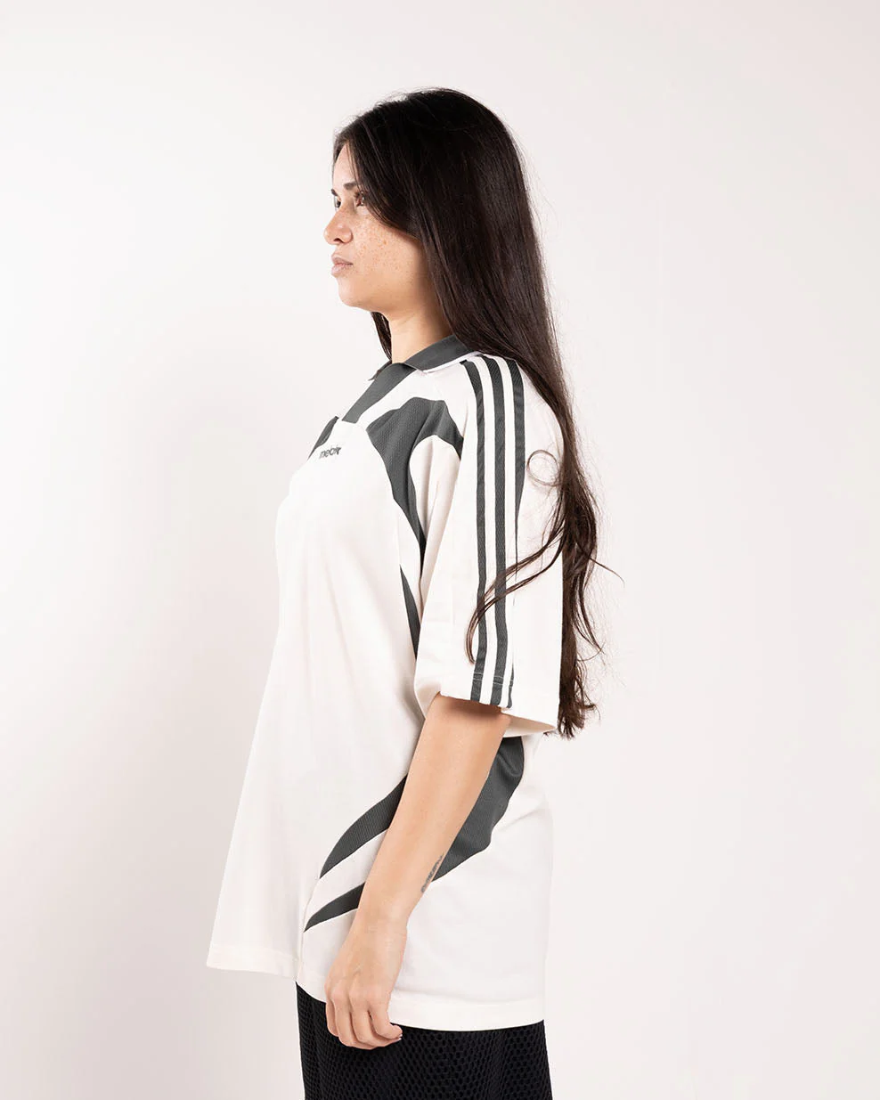 adidas x METALWOOD Polo Chalk White - Image 3