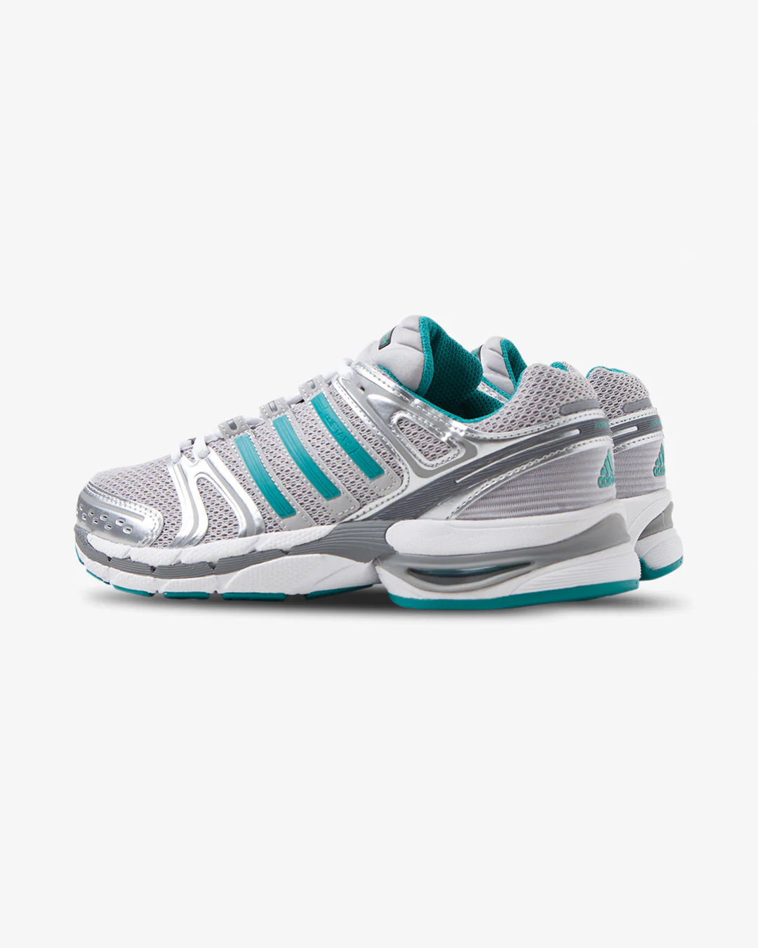 adidas x Sporty & Rich Adistar Control 5 Grey/Pure Teal - Image 3