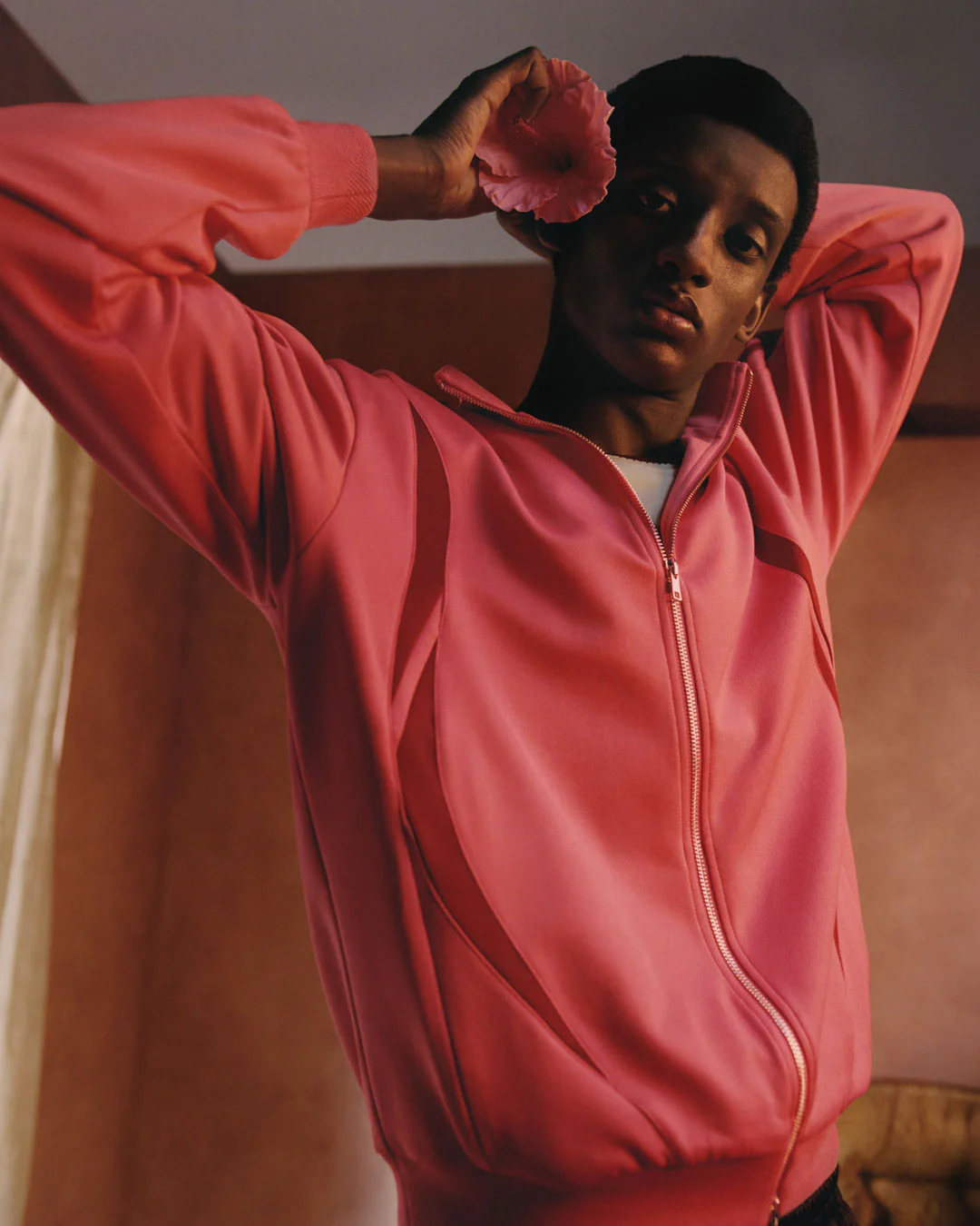 adidas x Wales Bonner Track Top Craft Pink - Image 6