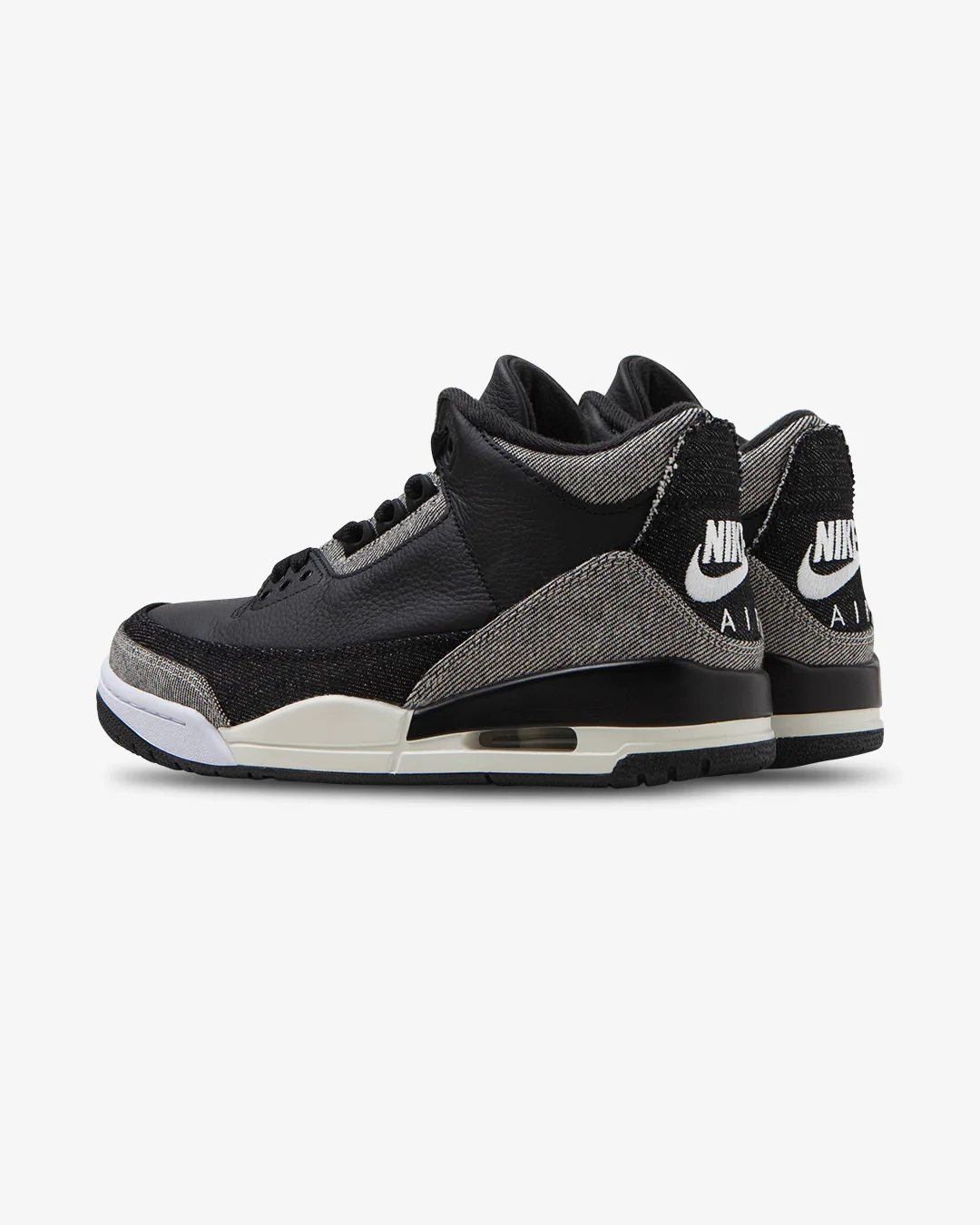 Air Jordan 3 SP x Levi's Denim/Black-Gym Red - Image 3