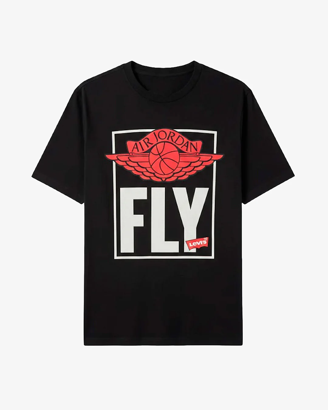 Air Jordan x Levi's T-Shirt Black - Image 4