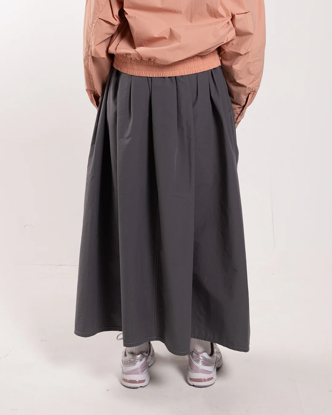 and wander CORDURA Cotton Rip Skirt Gray - Image 3