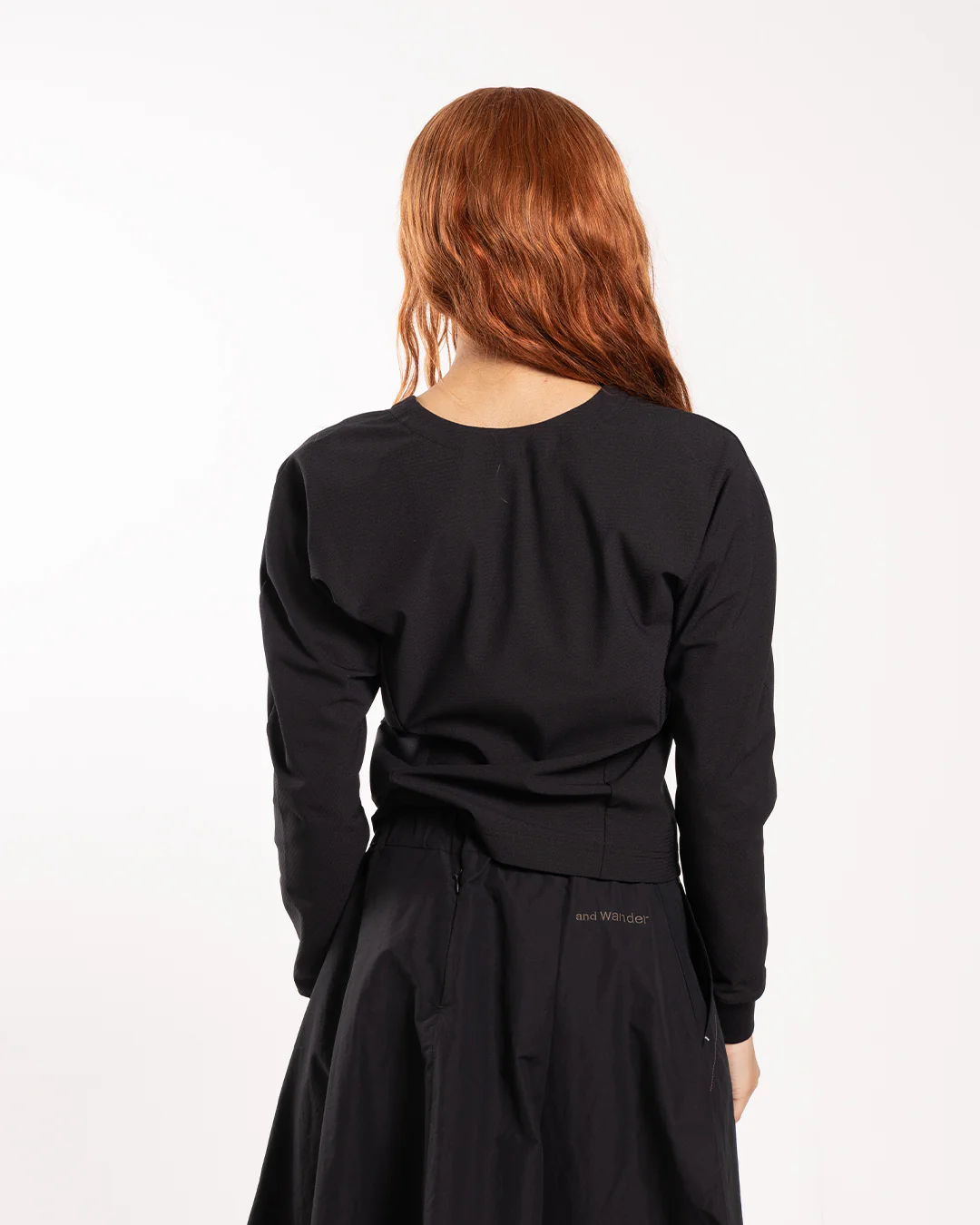 and wander Dolman Cardigan Black - Image 3