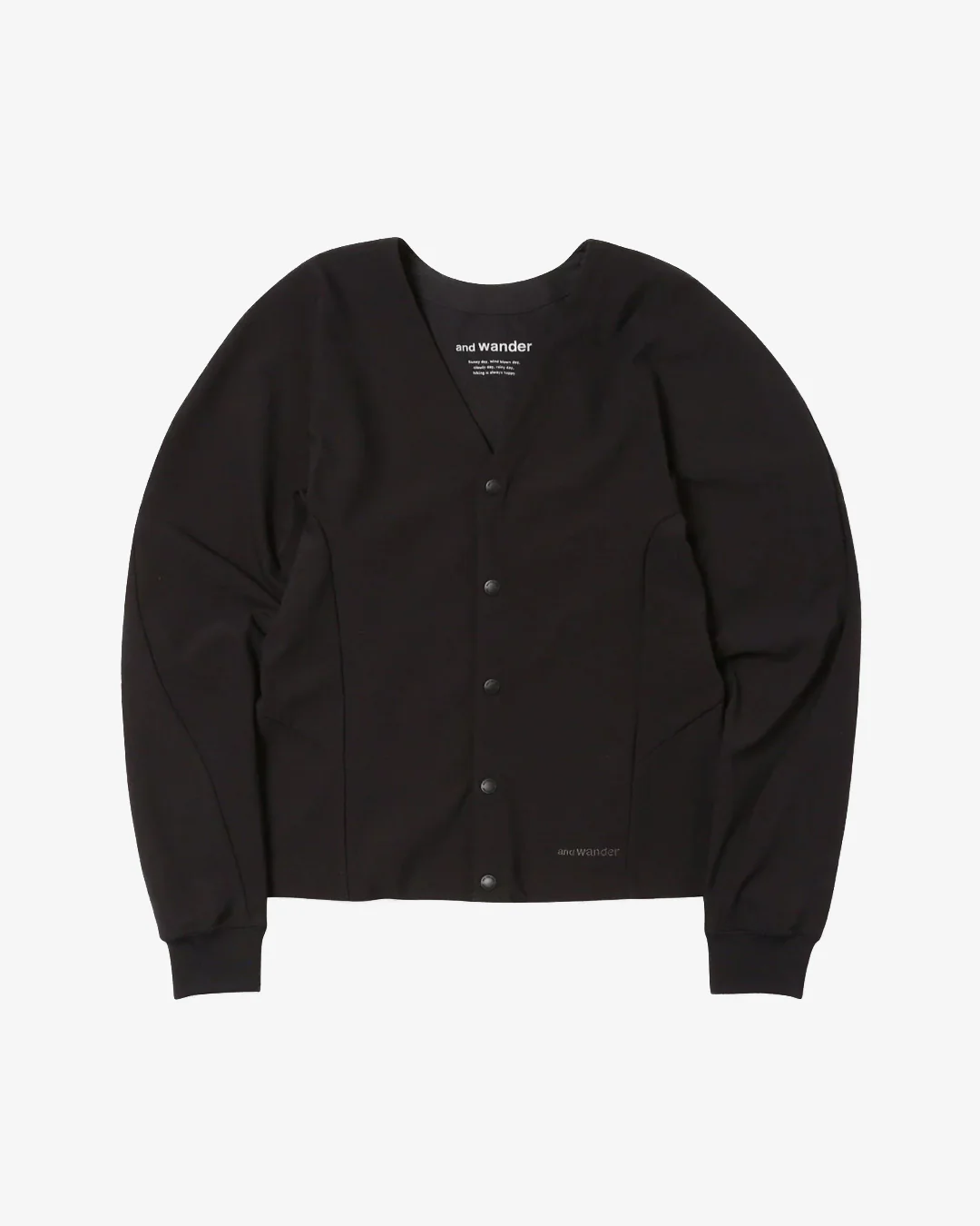 and wander Dolman Cardigan Black - Image 4