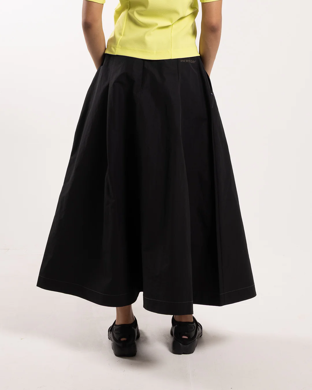 and wander Ottomancloth Skirt Black - Image 3