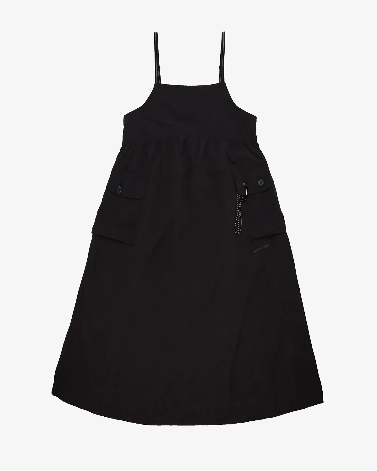and wander Oversized Cargo Dress Black - Image 4