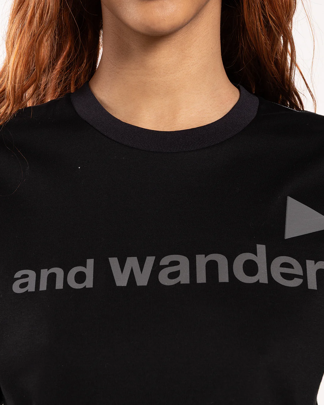 and wander Ref Tee Black - Image 4