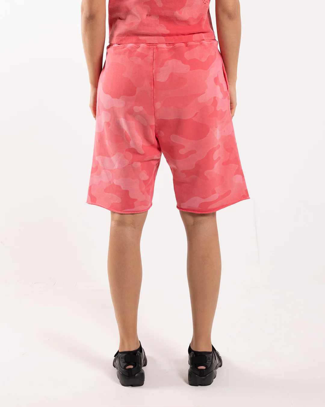 Aries Arise Camo Sweatshort Pink - Image 3