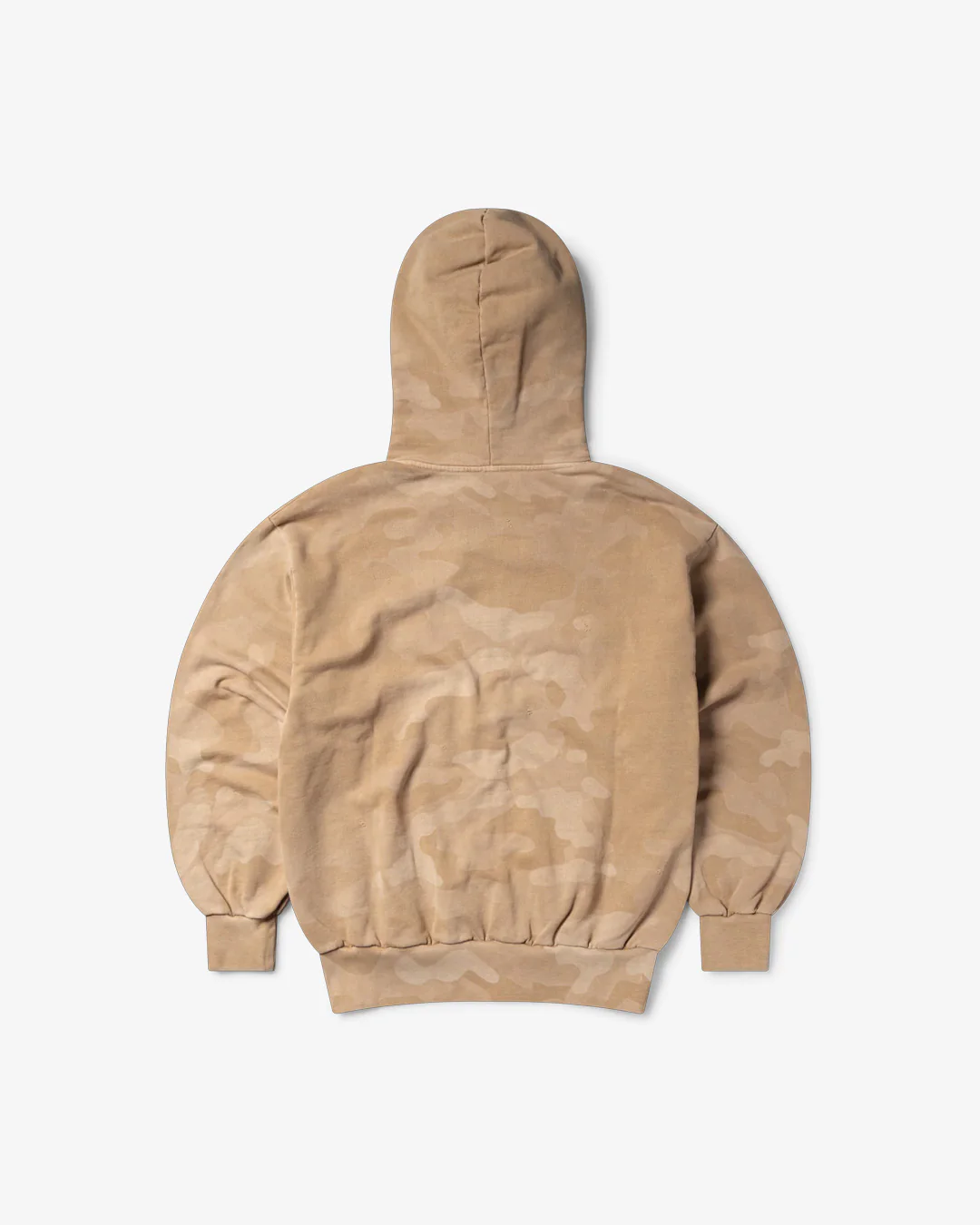 Aries Arise Aged Temple Camo Zip Through Hoodie Desert - Image 6