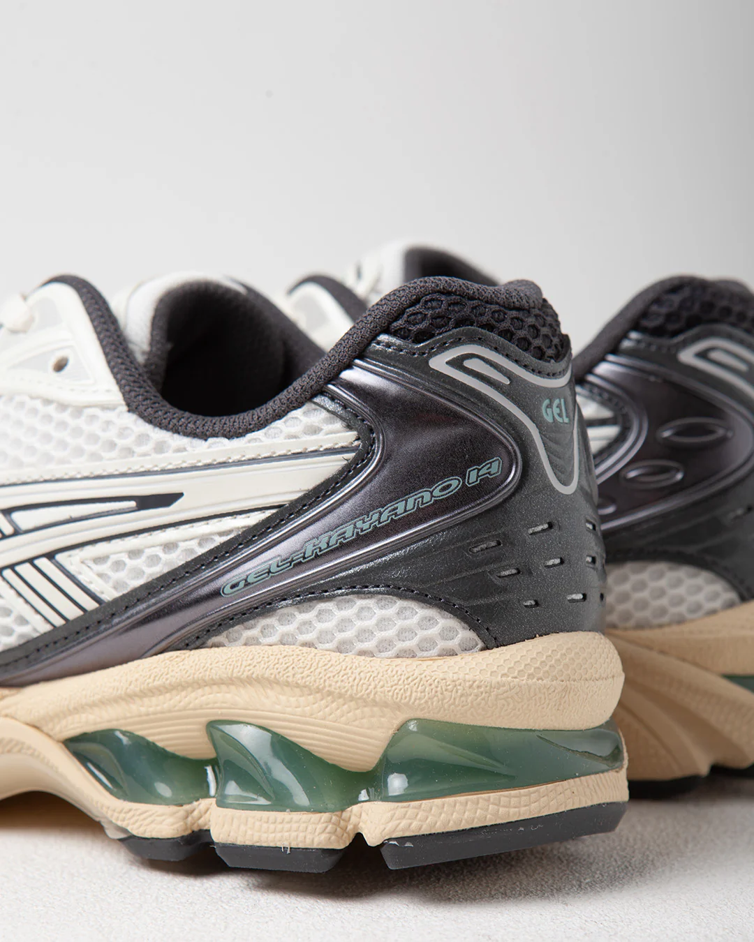 Asics Gel-Kayano 14 Cream/Obsidian Grey - Image 4