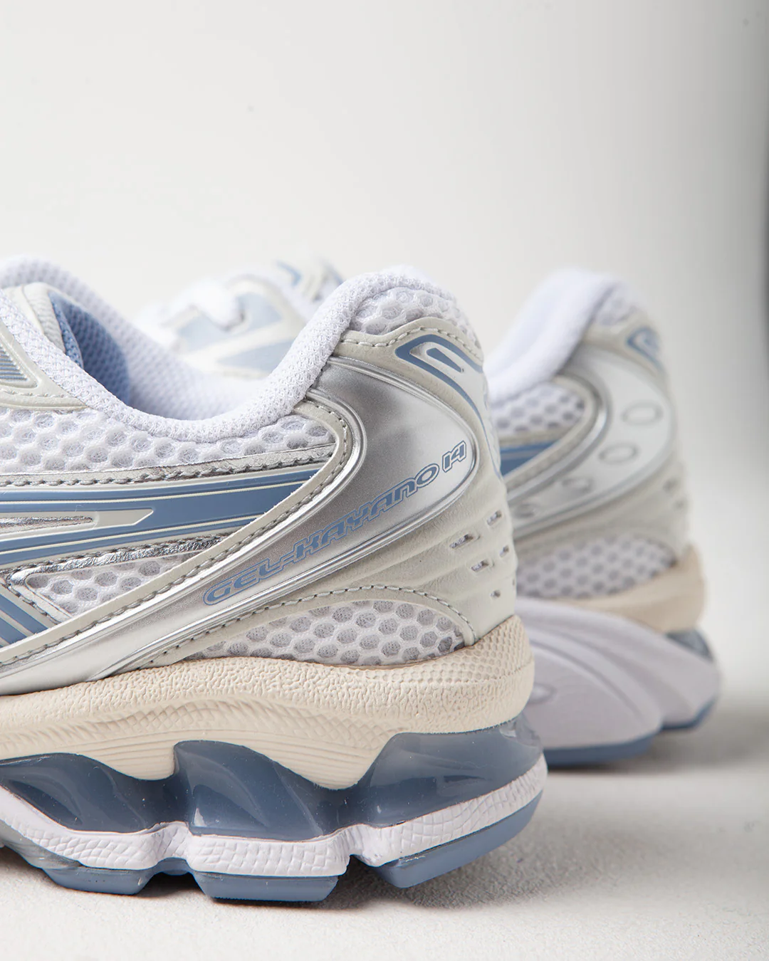 Asics Gel-Kayano 14 White/Light Navy - Image 4