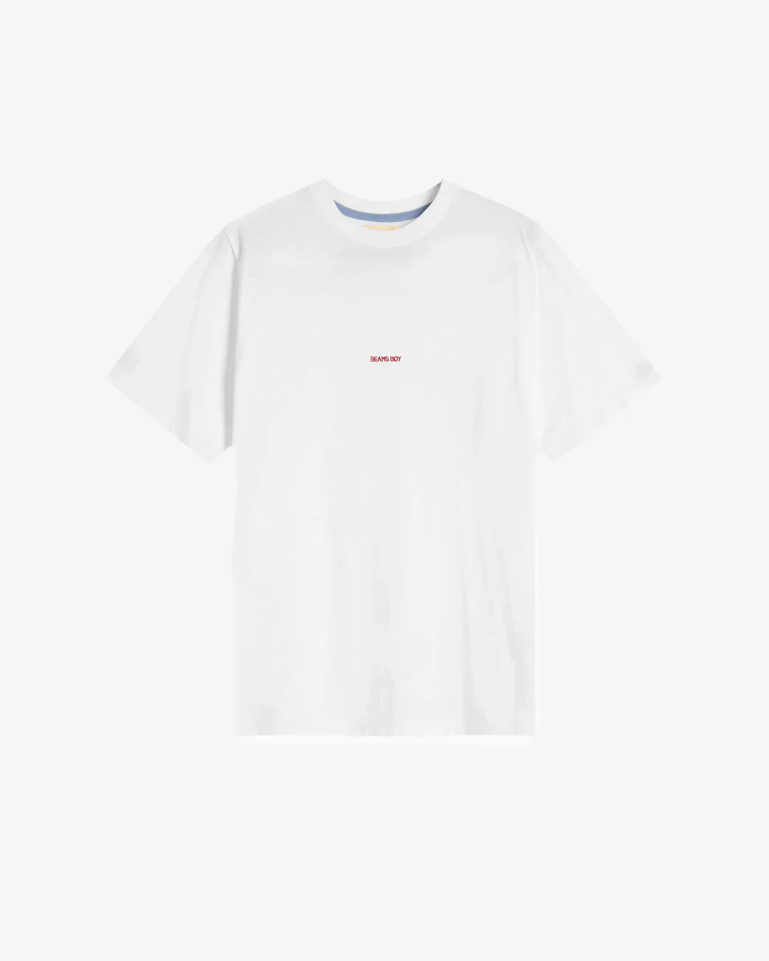 Beams Boy Emb Crew Tee Off White - Image 5
