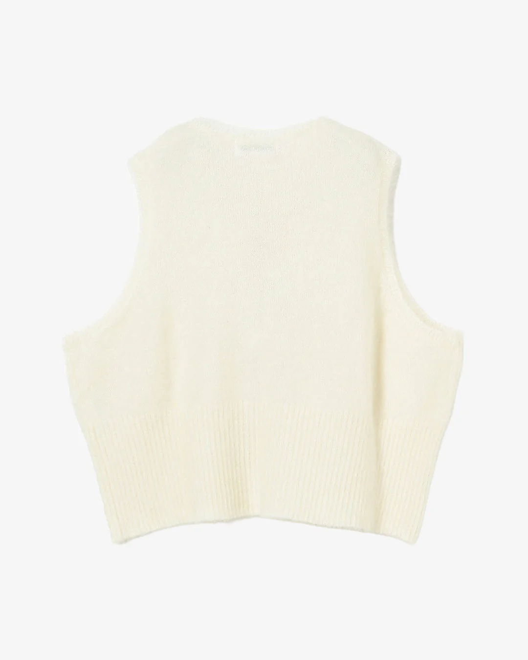 Beams Boy O.China Button Vest Off White - Image 5