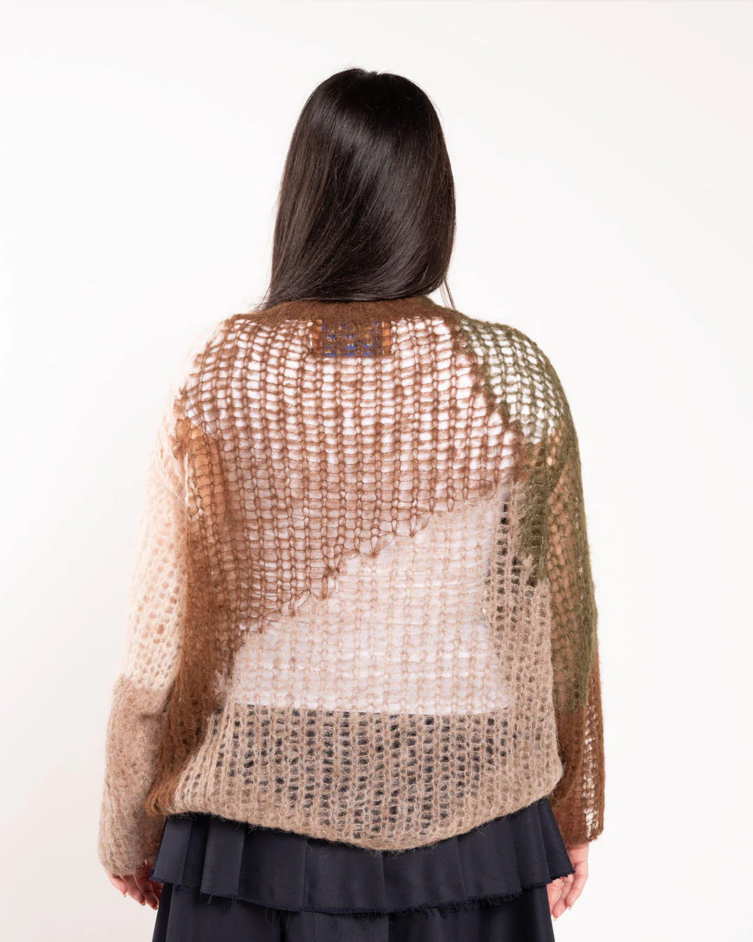 Brain Dead Organic Threadbare Sweater Olive - Image 3