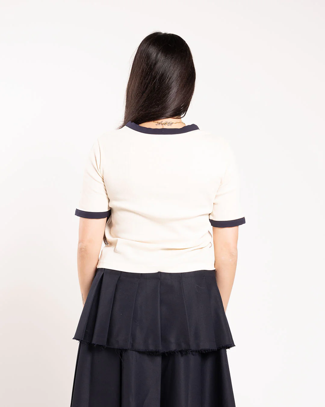 Brain Dead Ripped Henley Natural - Image 3