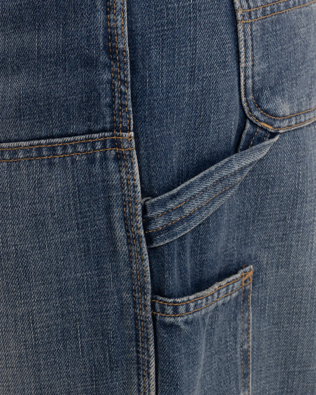 Carhartt WIP W' Brandon Double Knee Pant Blue Washed - Image 3