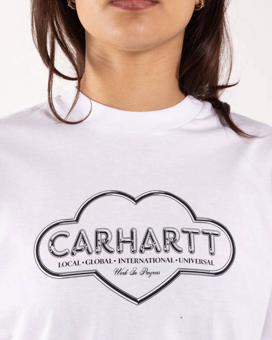 Carhartt WIP W' S/S Cloud Heart T-Shirt White - Image 4