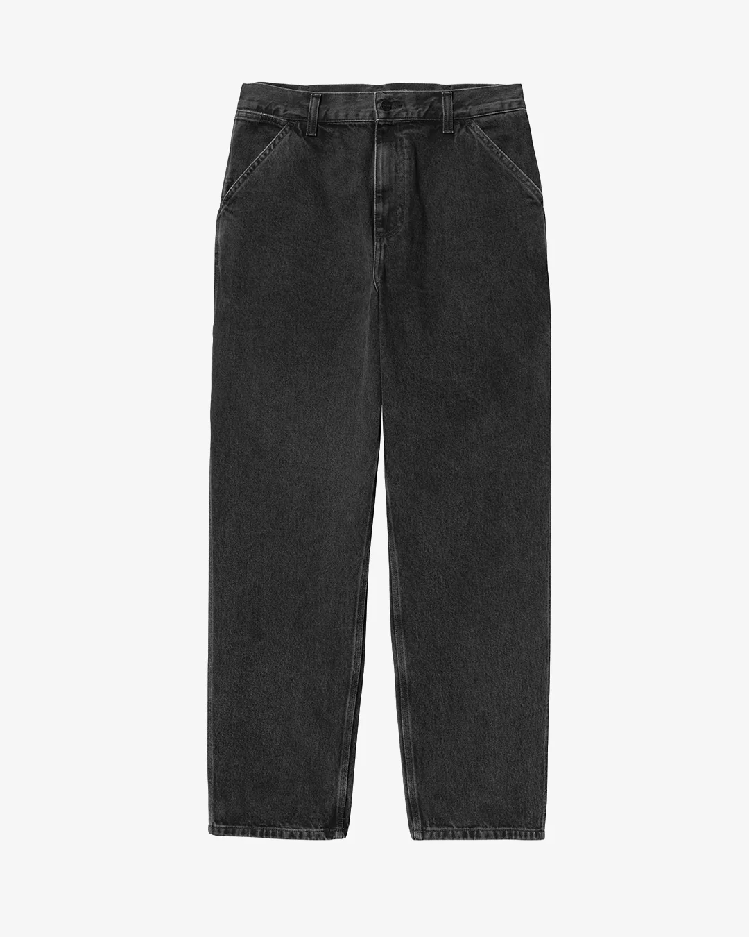 Carhartt WIP Single Knee Pant Black Stone Washed - Image 4