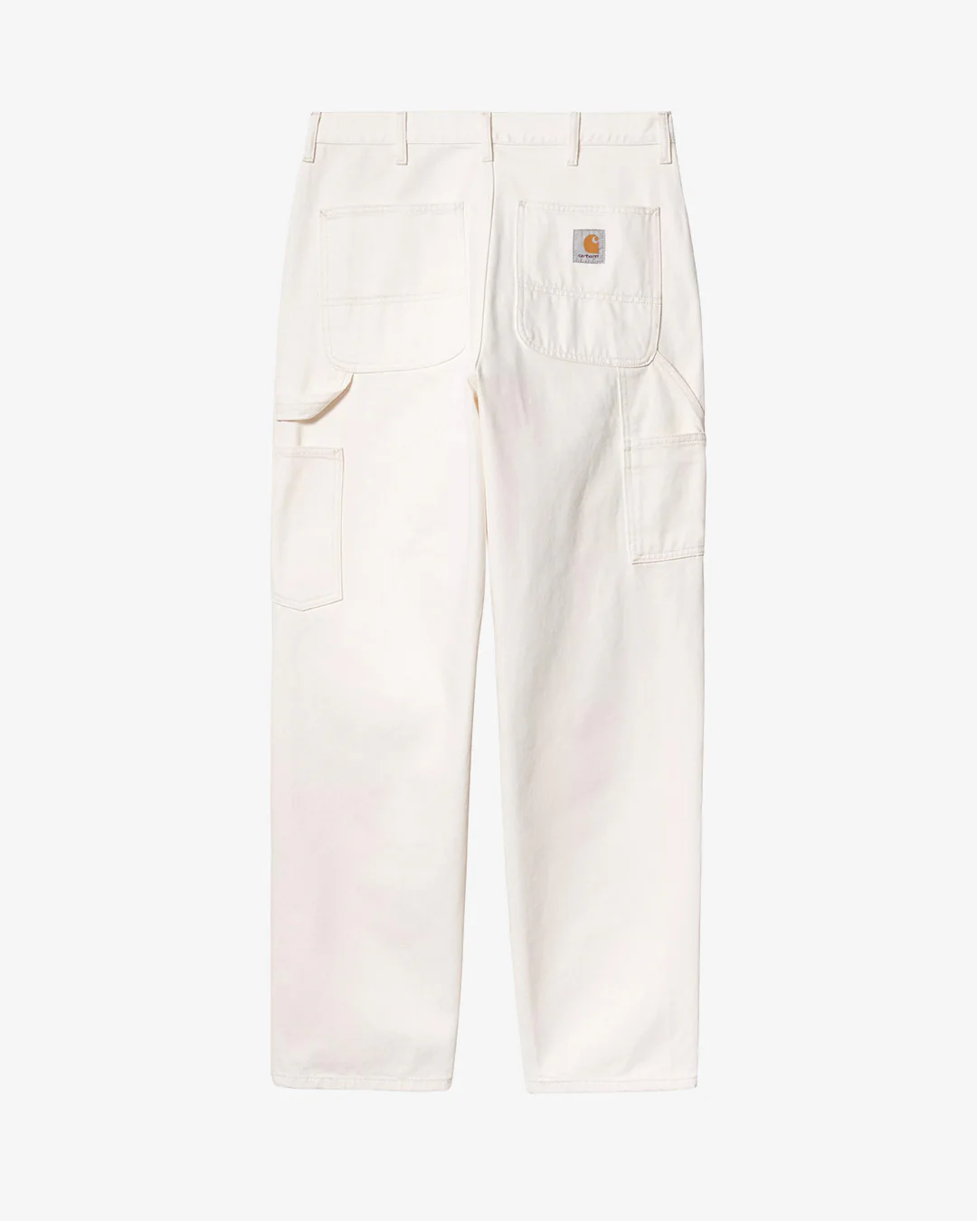 Carhartt WIP Single Knee Pant White Rinsed - Image 6