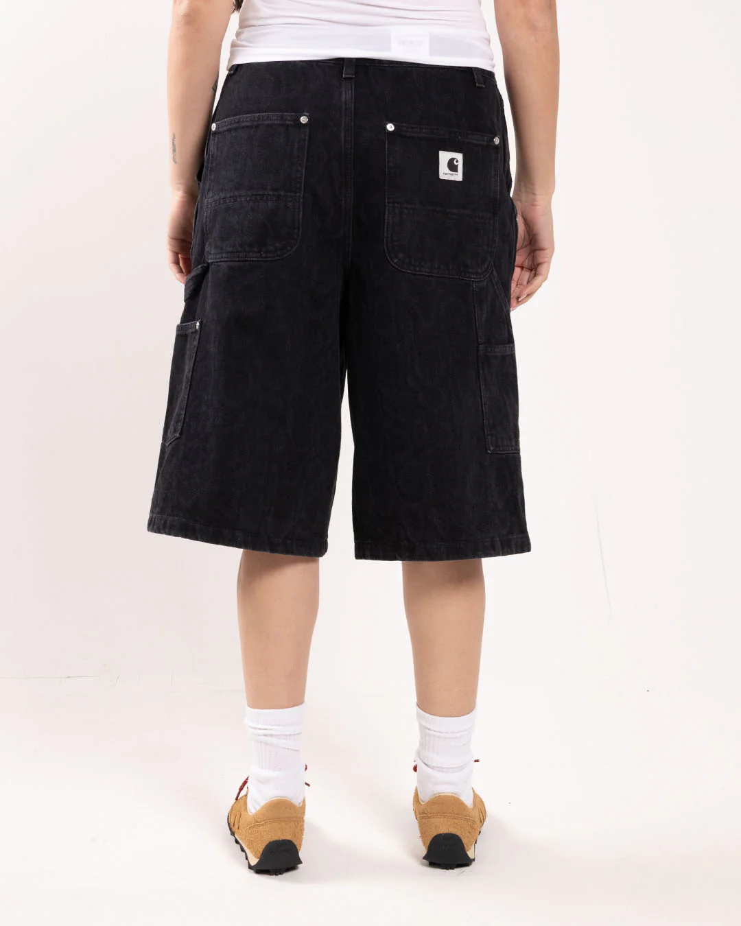Carhartt WIP W' Snake Nixon Double Knee Short Snake Camo - Image 3