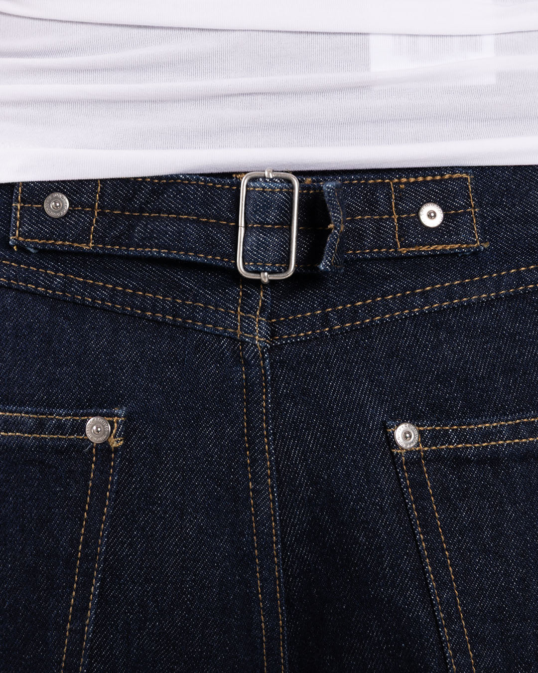 Carhartt WIP W' Belmont Short Blue Rinsed - Image 4