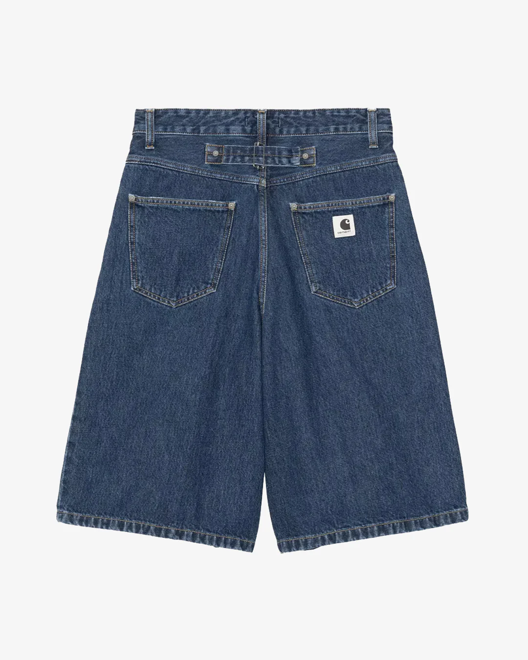 Carhartt WIP W' Belmont Short Blue Stone Washed - Image 5
