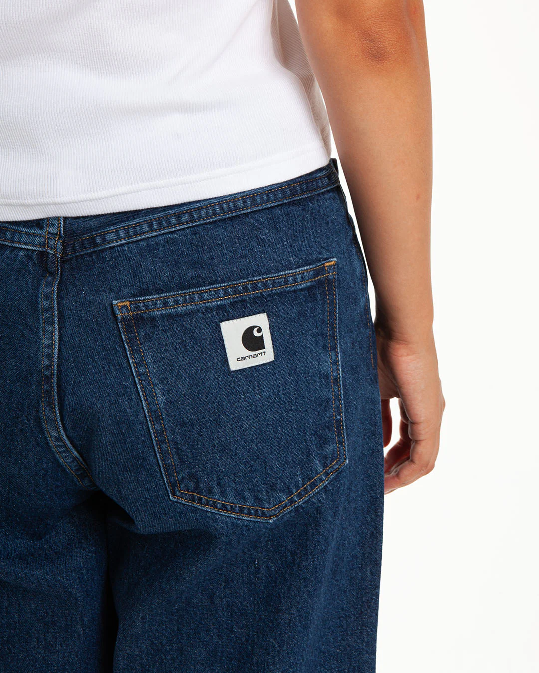 Carhartt WIP W' Brandon Pant Blue Stone Washed - Image 4