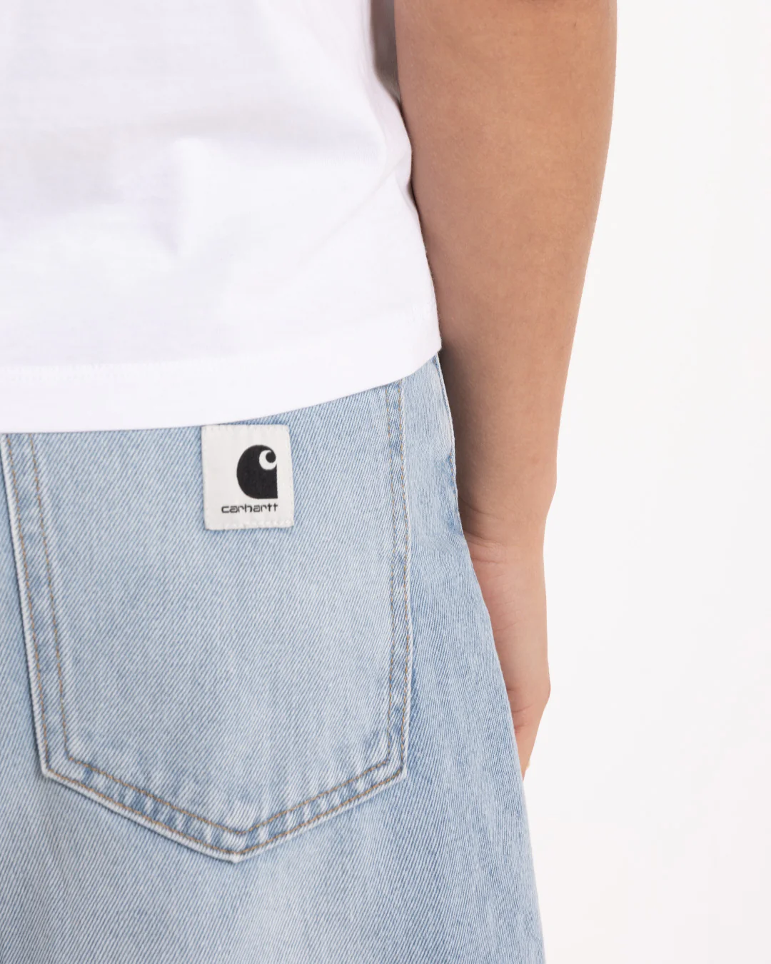 Carhartt WIP W' Brandon Short Blue - Image 3