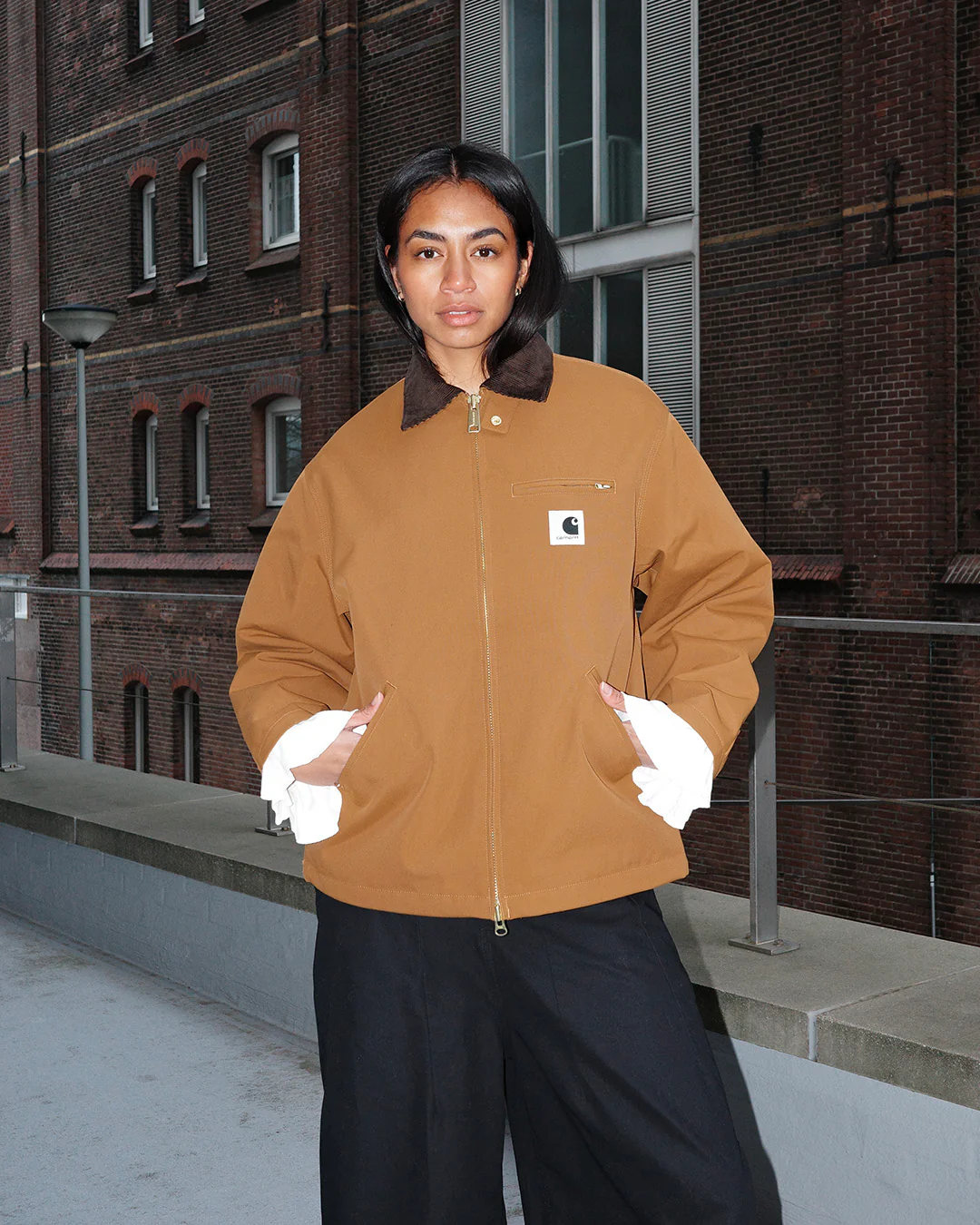 Carhartt WIP W' Clark Jacket Hamilton Brown/Tobacco - Image 6