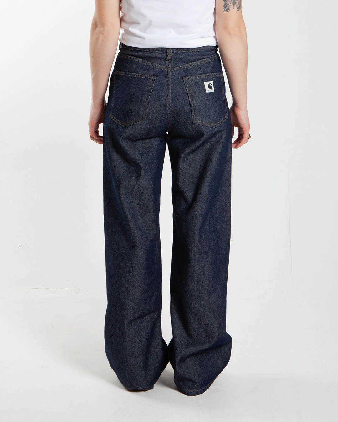 Carhartt WIP W' Jane Pant Blue Rinsed - Image 3