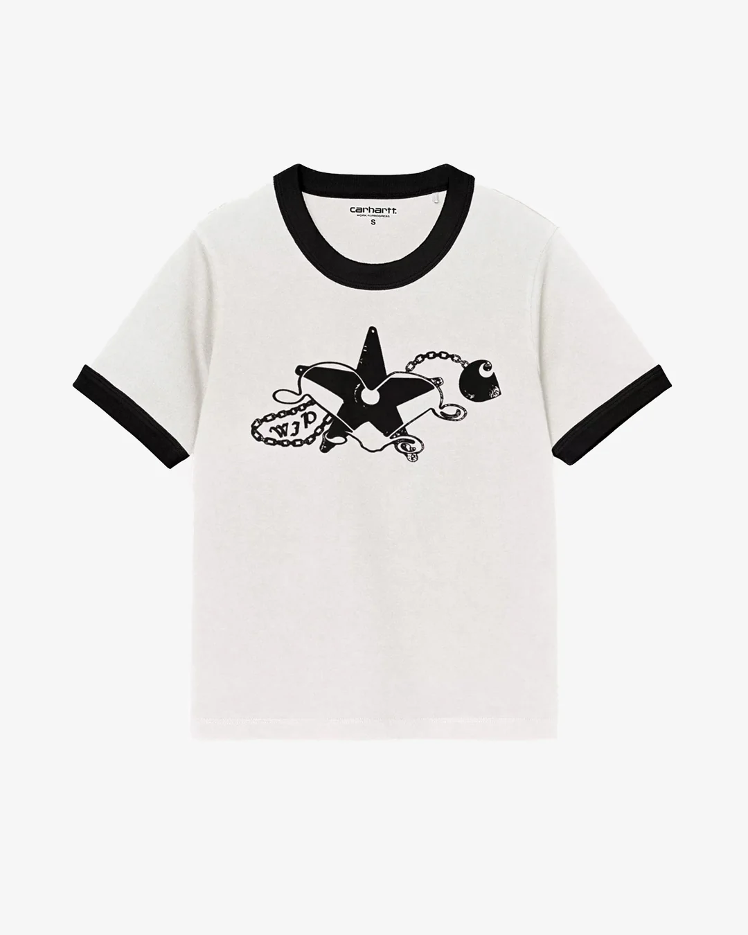 Carhartt WIP W' S/S Outlaw Star Ringer T-Shirt Wax/Black