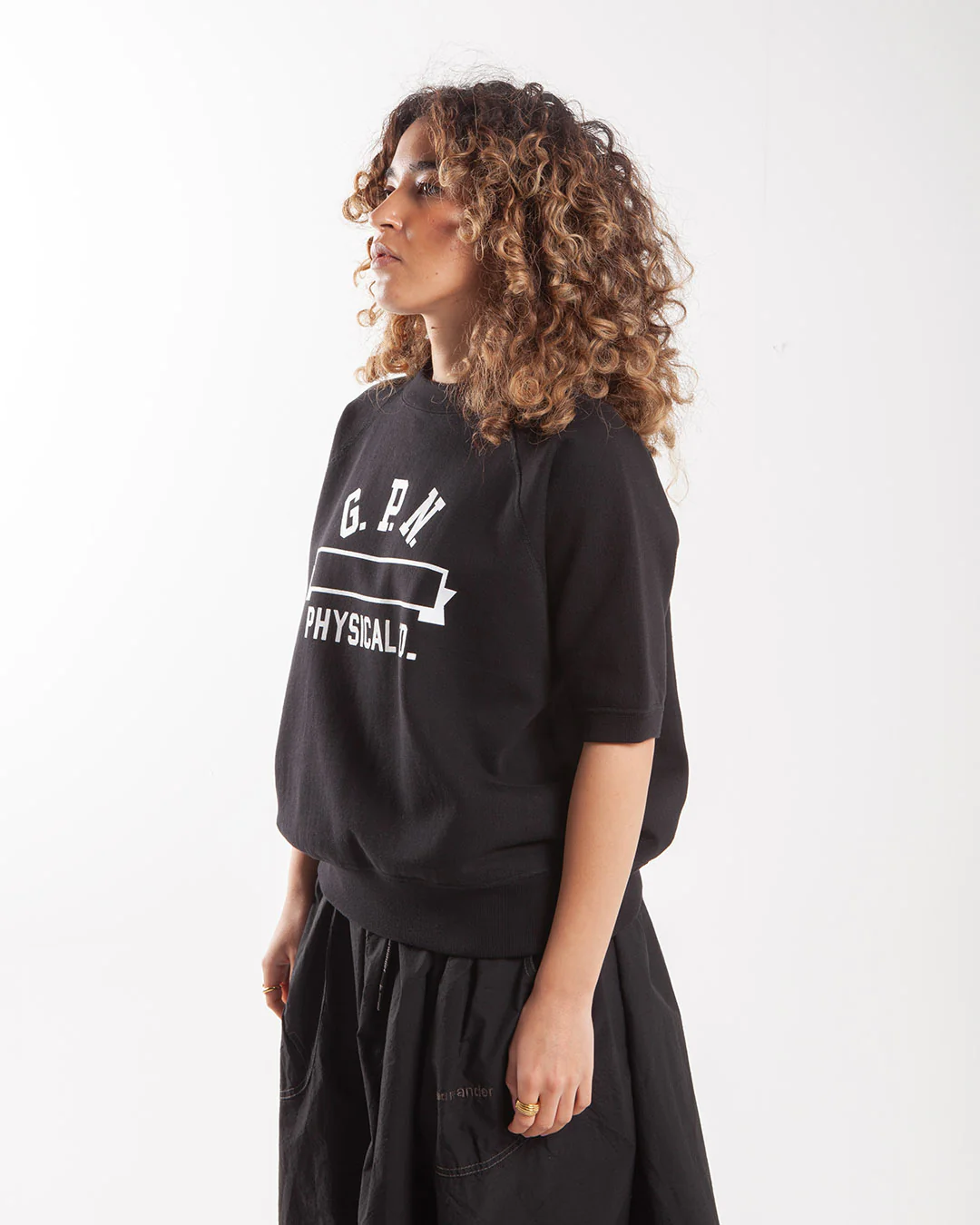 Champion Made in Japan Short Sleeve Sweat Black - Image 2