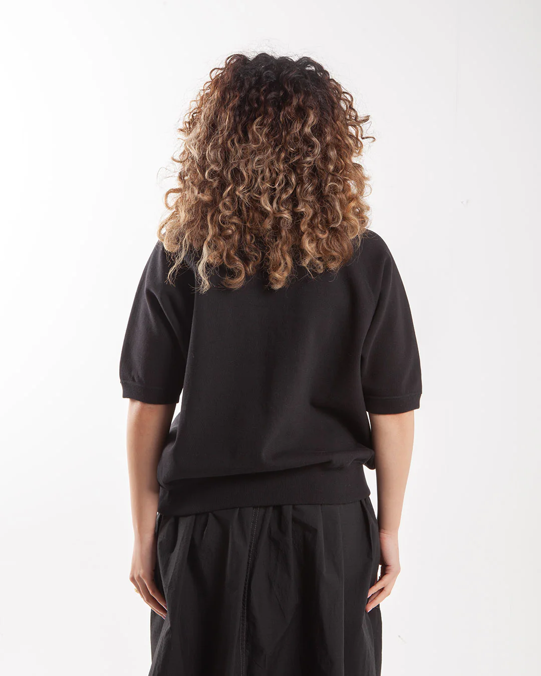 Champion Made in Japan Short Sleeve Sweat Black - Image 3
