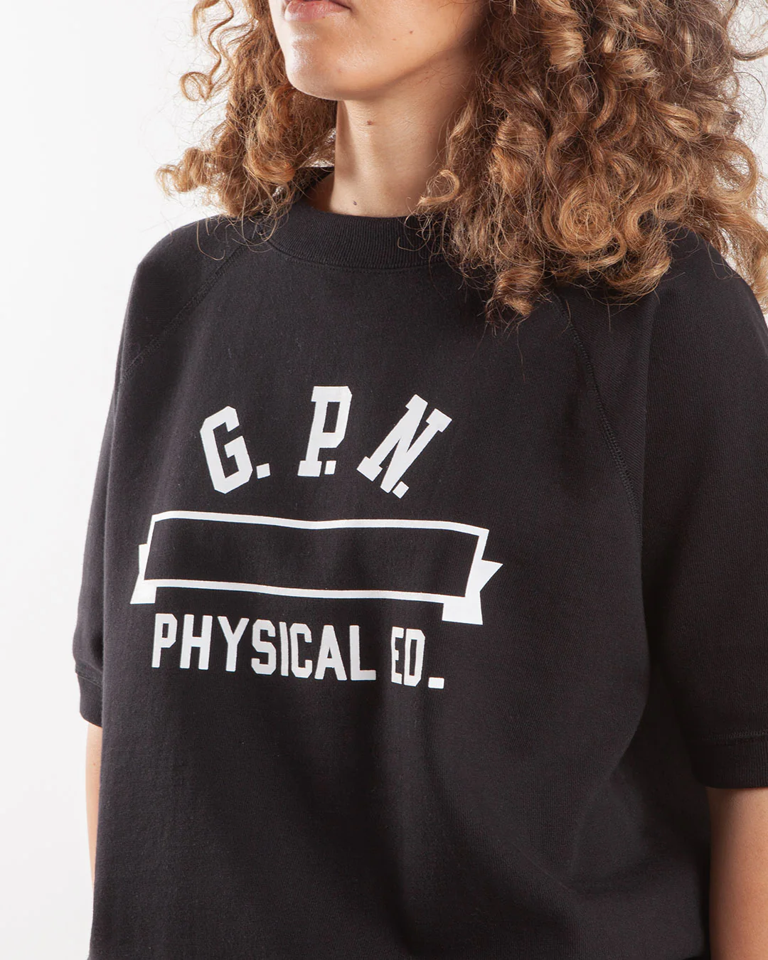 Champion Made in Japan Short Sleeve Sweat Black - Image 4