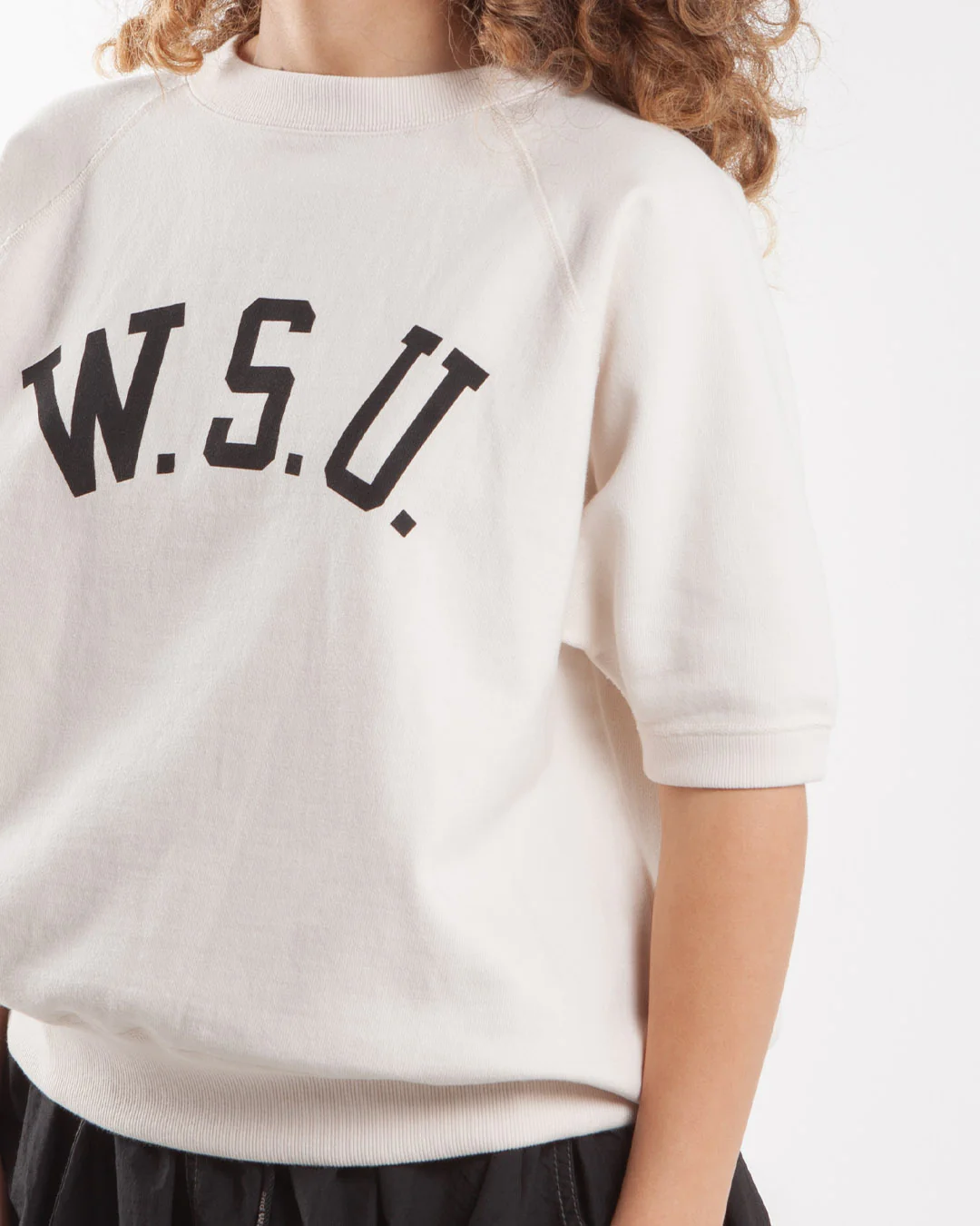 Champion Made in Japan Short Sleeve Sweat Off White - Image 4