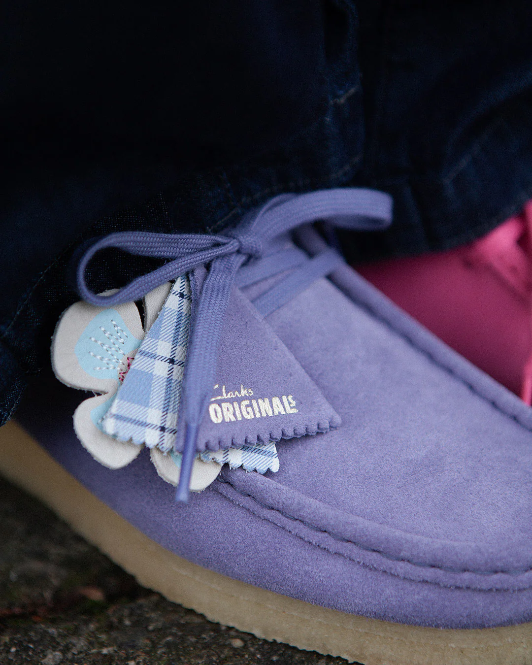Clarks Originals Wallabee Purple Interest - Image 4