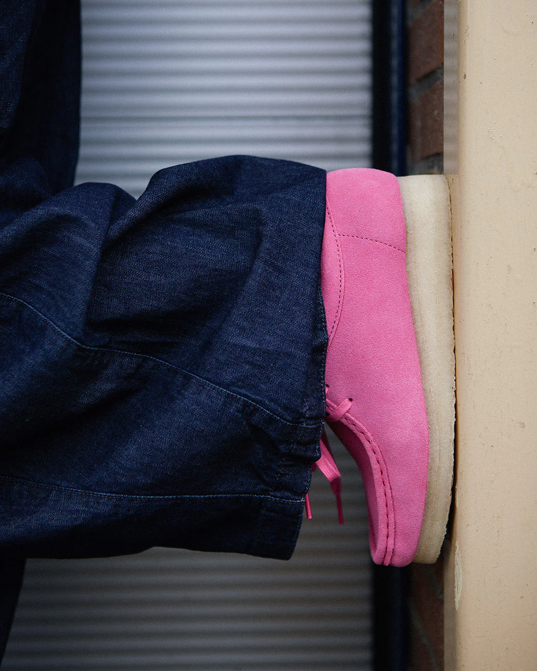 Clarks Originals Wallabee Pink Interest - Image 6