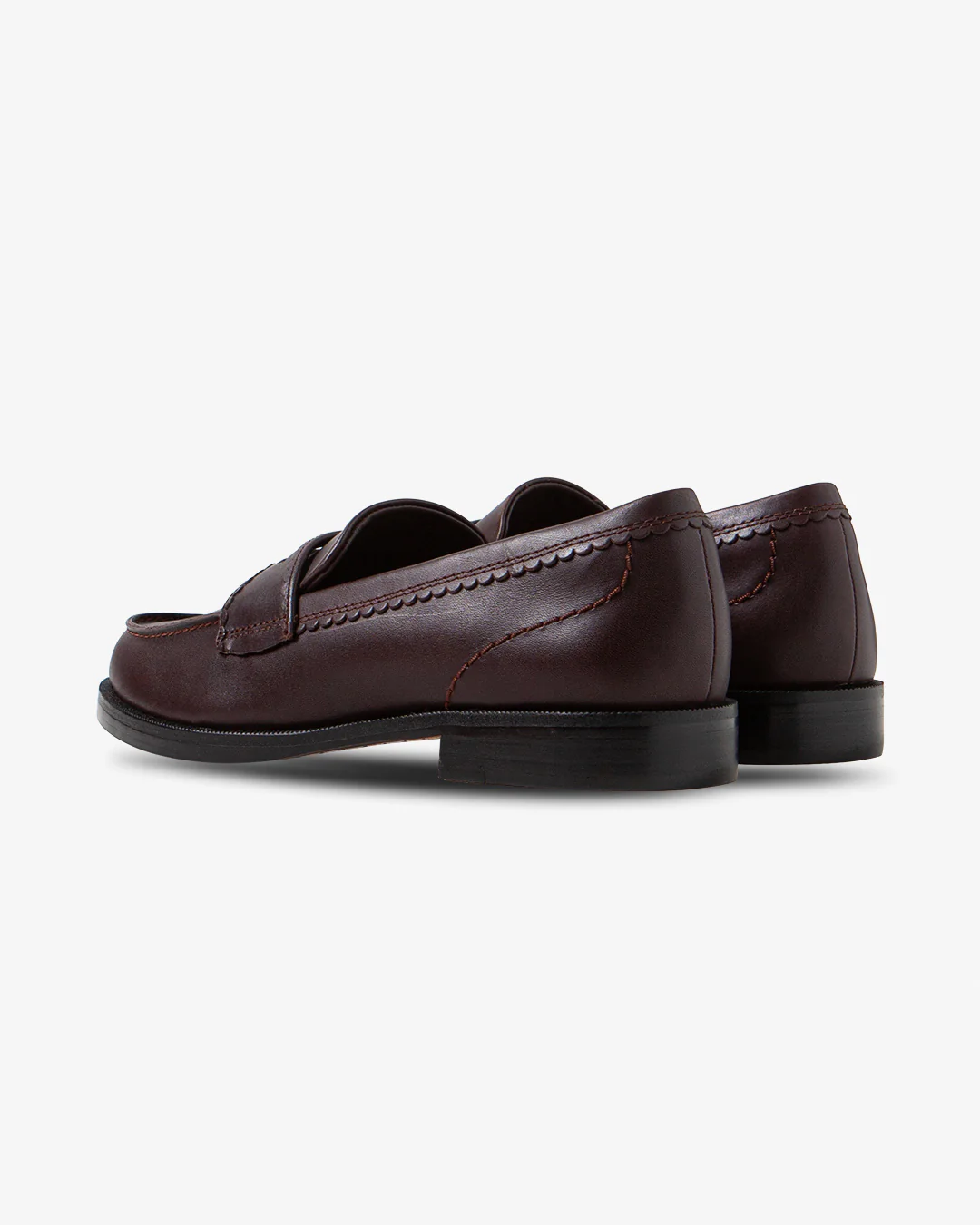 Clarks Straven Edge Dark Brown Leather - Image 3