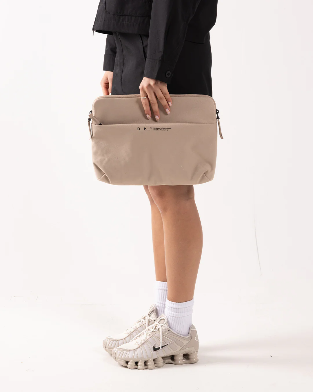 DB Journey Ramverk Laptop sleeve 14 Fogbow Beige - Image 4