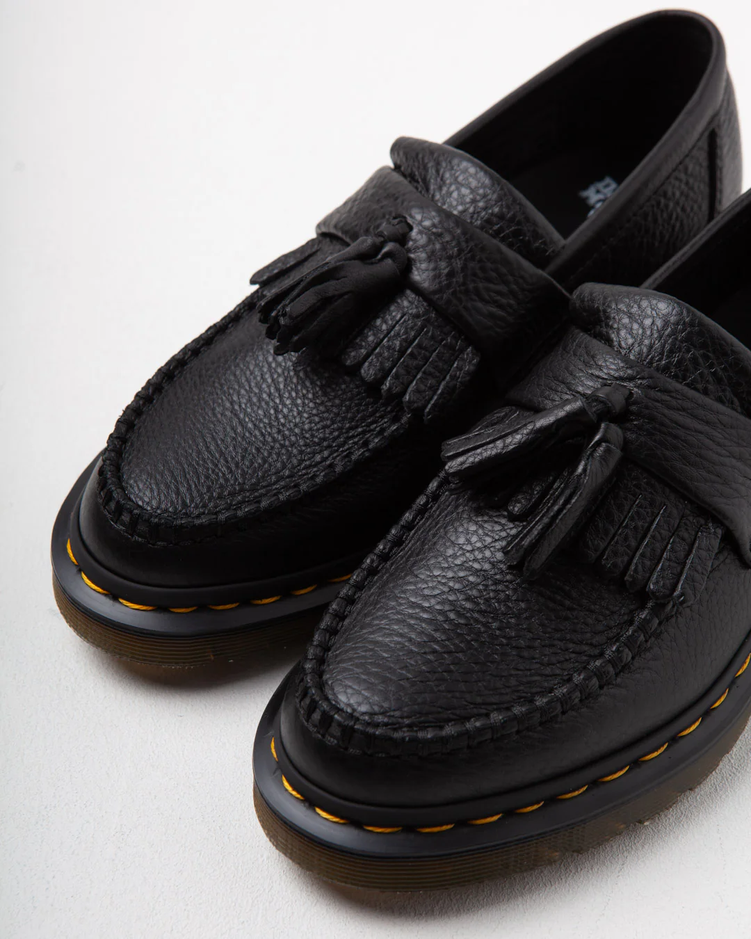 Dr. Martens Adrian Black Virginia Loafer Black - Image 4