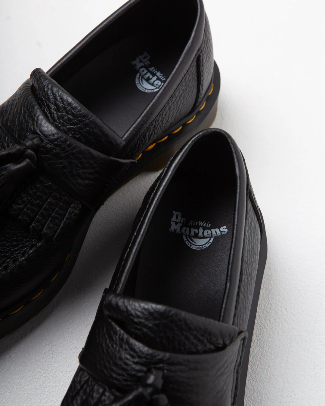 Dr. Martens Adrian Black Virginia Loafer Black - Image 5