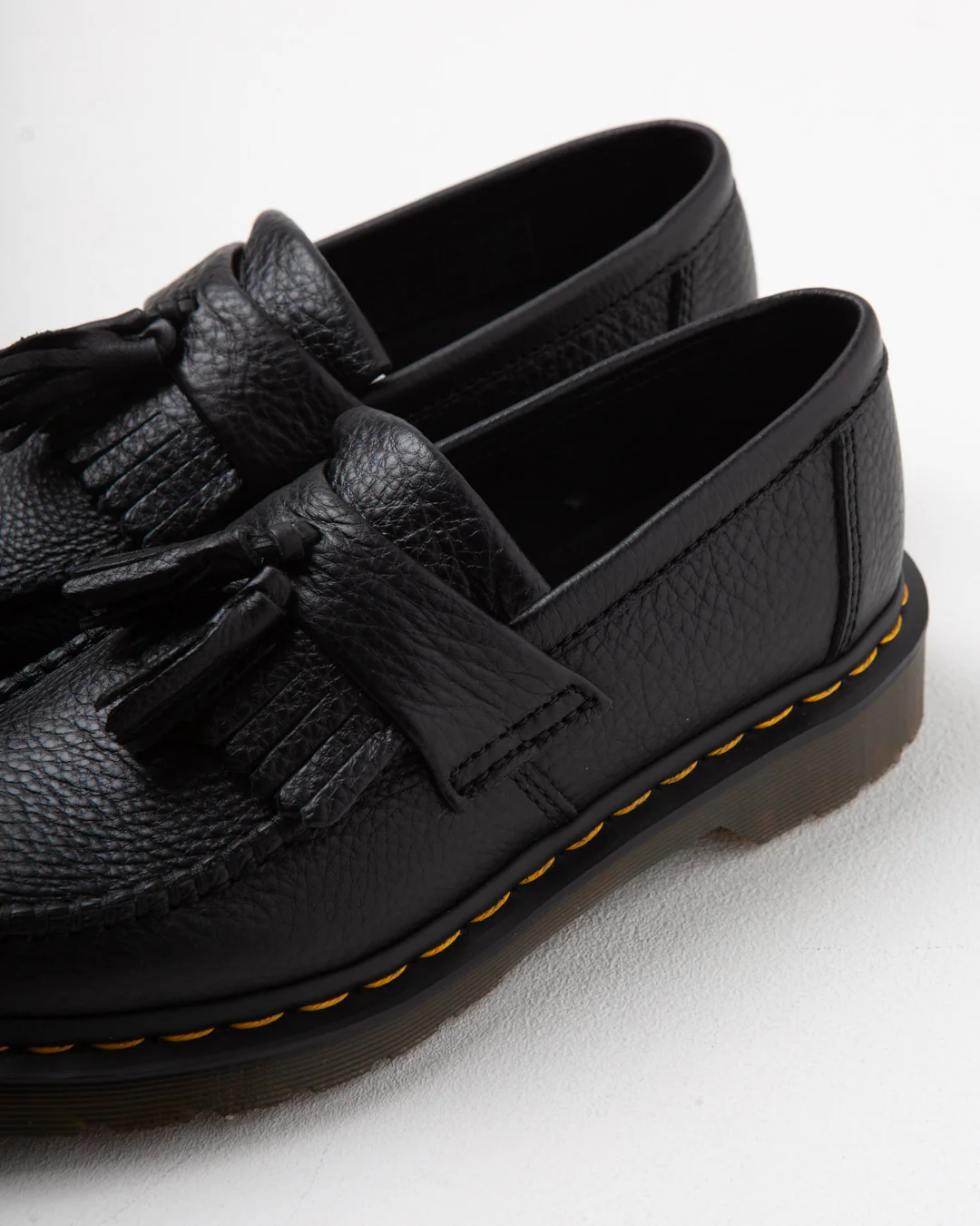 Dr. Martens Adrian Black Virginia Loafer Black - Image 6