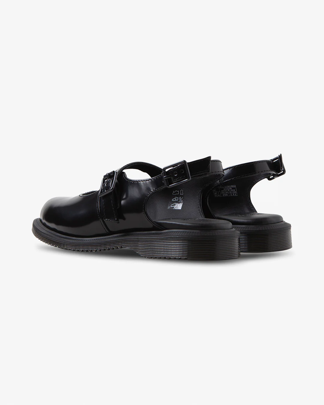 Dr. Martens Madaline Mary Jane Black Polished Smooth - Image 3