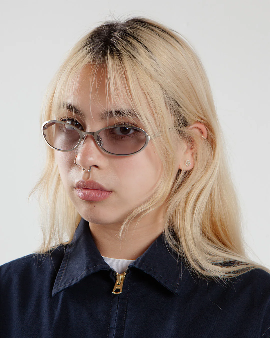 Flatlist Cohen Brush Silver/Transparent Grey Lens - Image 3