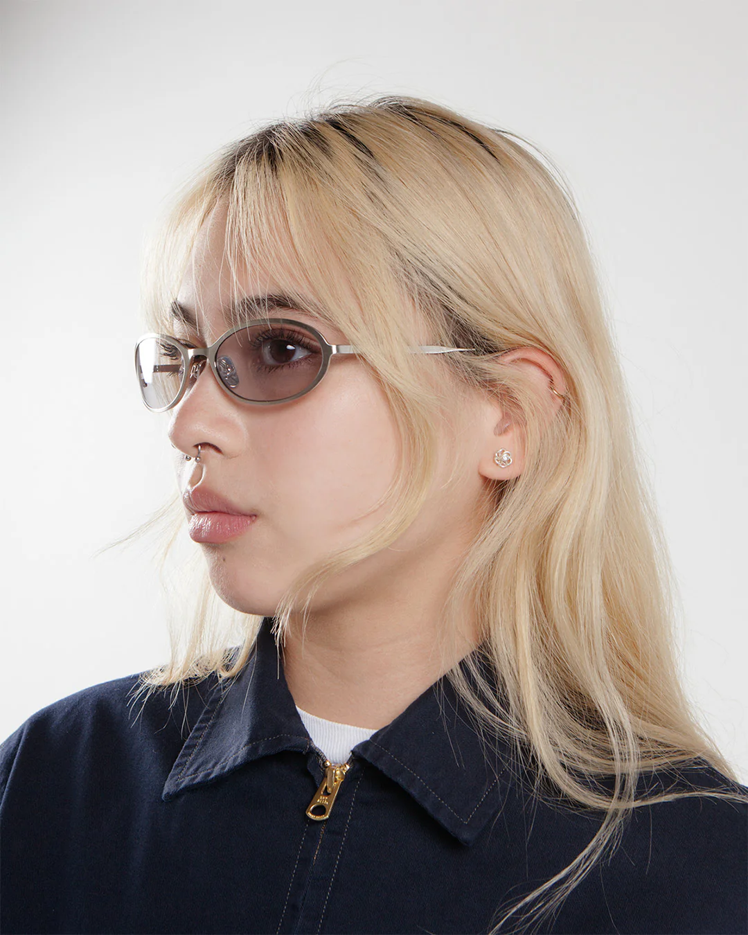 Flatlist Cohen Brush Silver/Transparent Grey Lens - Image 4